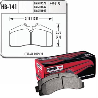 Hawk Performance HP Plus Brake Pads HB141N.650