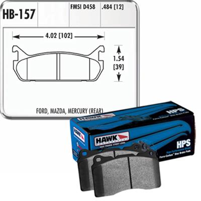 Hawk Performance HPS Brake Pads HB157F.484
