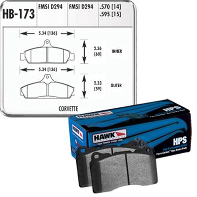 Hawk Performance HPS Brake Pads HB173F.570