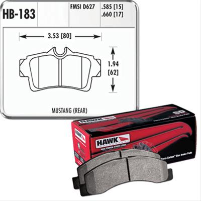 Hawk Performance HP Plus Brake Pads HB183N.585