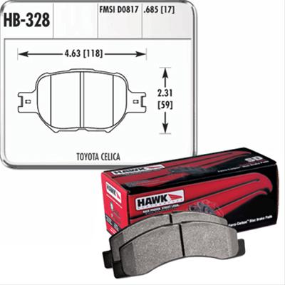 Hawk Performance HP Plus Brake Pads HB328N.685