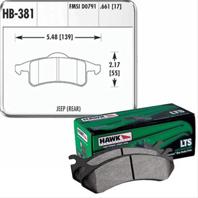 Hawk Performance LTS Brake Pads HB381Y.661