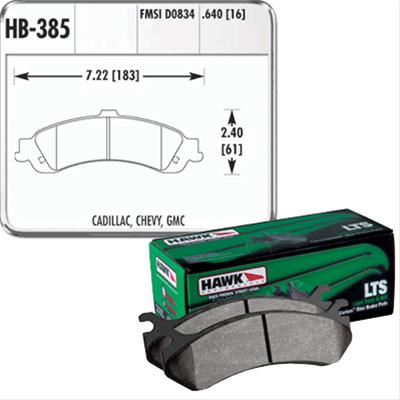 Hawk Performance LTS Brake Pads HB385Y.640