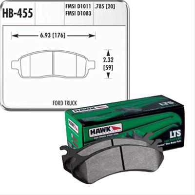 Hawk Performance LTS Brake Pads HB455Y.785