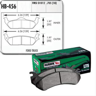 Hawk Performance LTS Brake Pads HB456Y.705