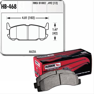 Hawk Performance HP Plus Brake Pads HB468N.492