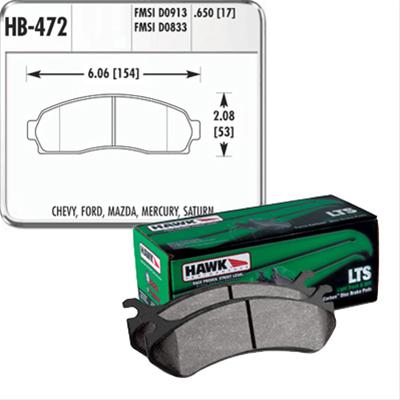 Hawk Performance LTS Brake Pads HB472Y.650