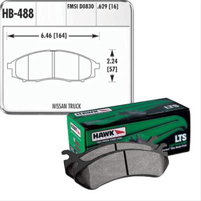Hawk Performance LTS Brake Pads HB488Y.629