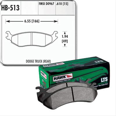 Hawk Performance LTS Brake Pads HB513Y.610