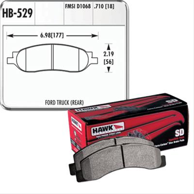 Hawk Performance SuperDuty Brake Pads HB529P.710