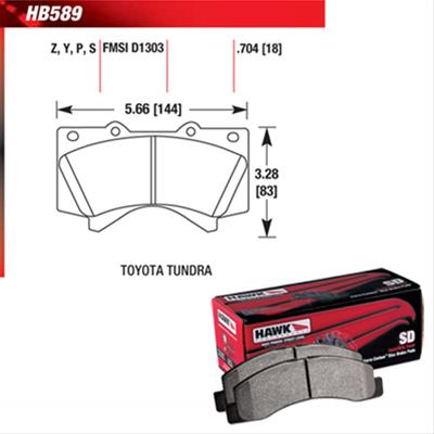 Hawk Performance SuperDuty Brake Pads HB589P.704