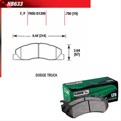 Hawk Performance LTS Brake Pads HB633Y.790