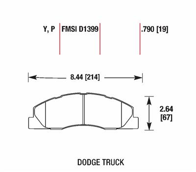 Hawk Performance LTS Brake Pads HB633Y.790