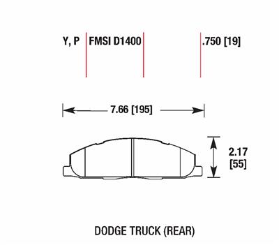 Hawk Performance SuperDuty Brake Pads HB634P.750