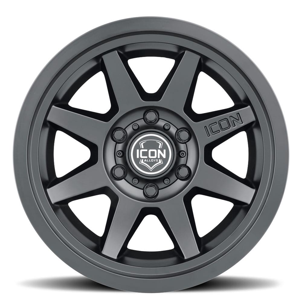Icon Alloys Rebound SLX Satin Black Wheels 1917858347SB