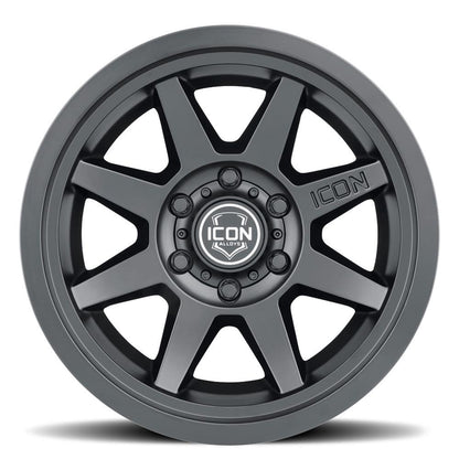 Icon Alloys Rebound SLX Satin Black Wheels 1917858347SB