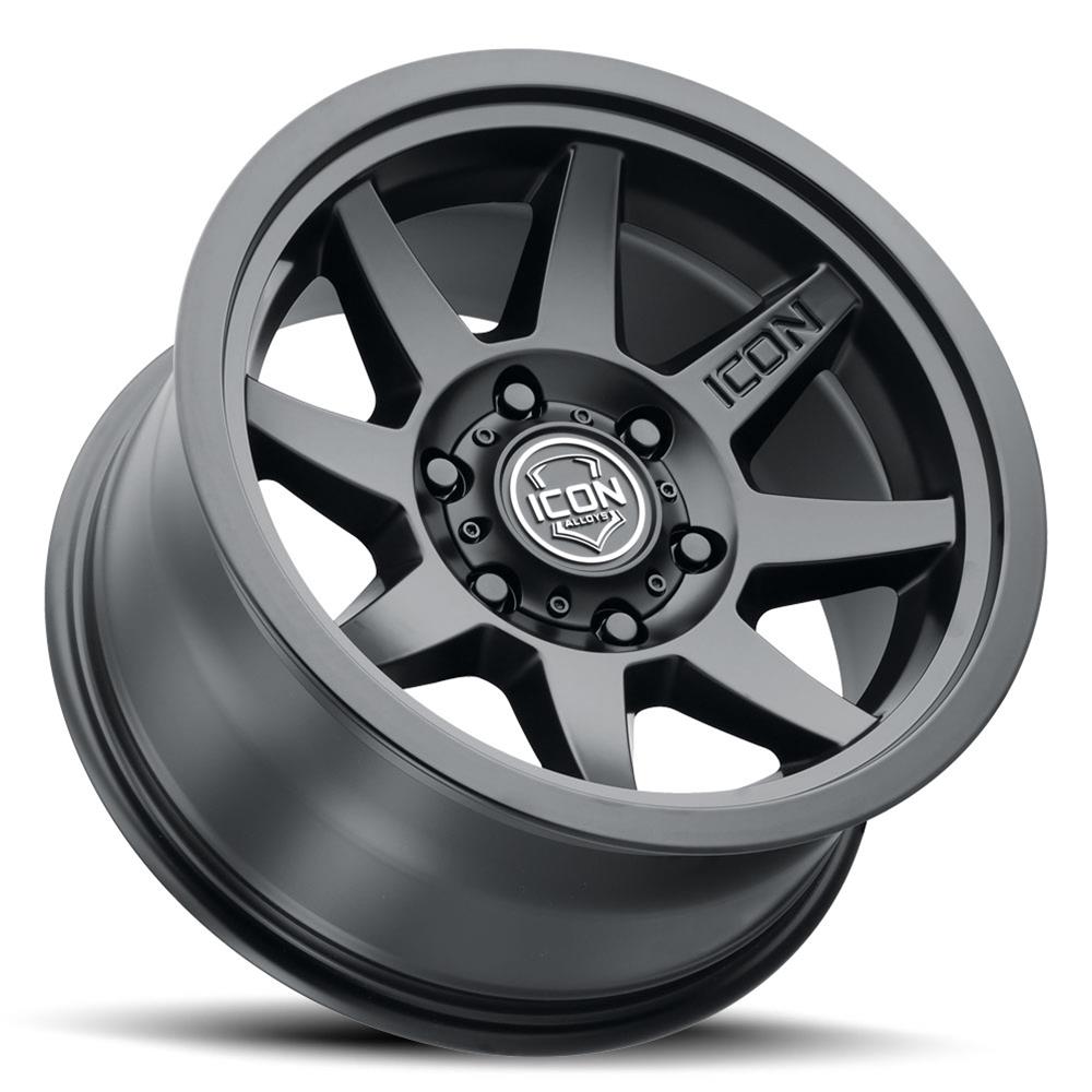 Icon Alloys Rebound SLX Satin Black Wheels 1917858347SB