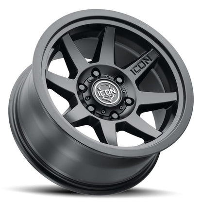 Icon Alloys Rebound SLX Satin Black Wheels 1917858347SB