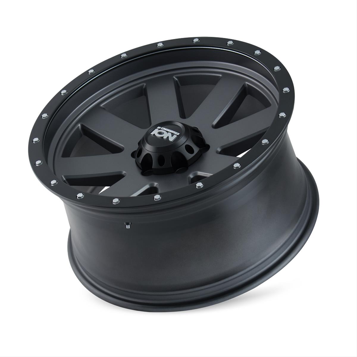 ION Alloy Series 134 Matte Gunmetal Wheels with Matte Black Ring 134-2970MG