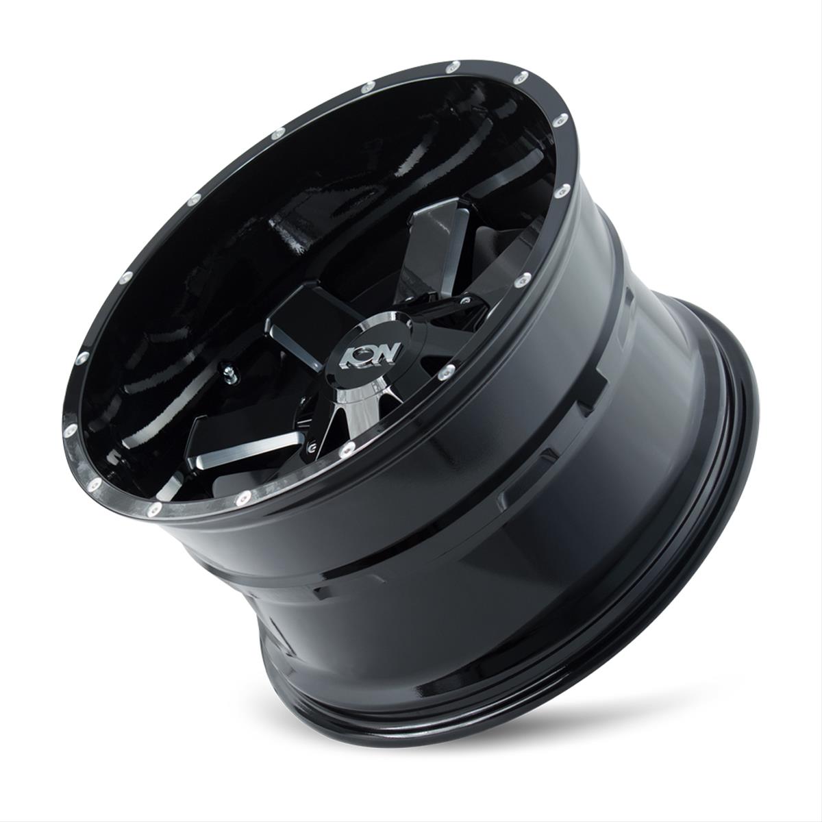 ION Alloy Series 141 Gloss Black Milled Wheels 141-2152M