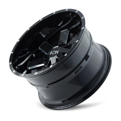 ION Alloy Series 141 Gloss Black Milled Wheels 141-7976M18
