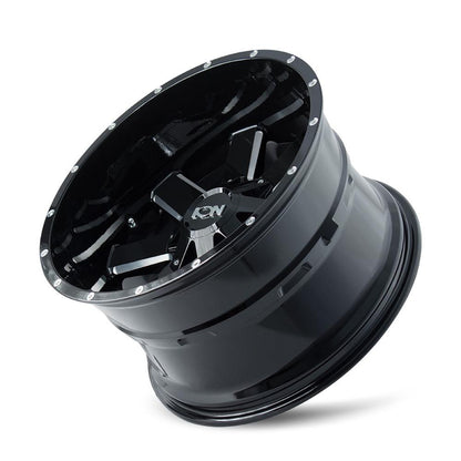 ION Type 141 18x9 / 8x165.1 BP / 0mm Offset / 125.2mm Hub Gloss Black Milled Wheel 141-8976M