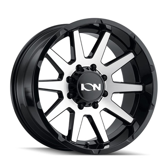ION Alloy Series 143 Gloss Black Wheels with Machined Face 143-2983BM18