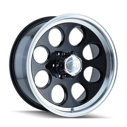 ION Alloy Series 171 Black Polished Lip Wheels 171-6181B