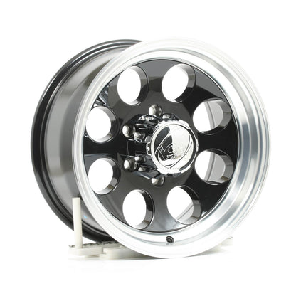 ION Alloy Series 171 Black Polished Lip Wheels 171-6883B