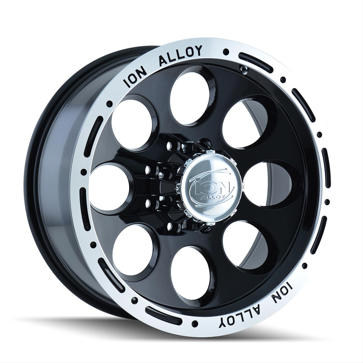 ION Alloy Series 174 Black Wheels with Machined Lip 174-7970B