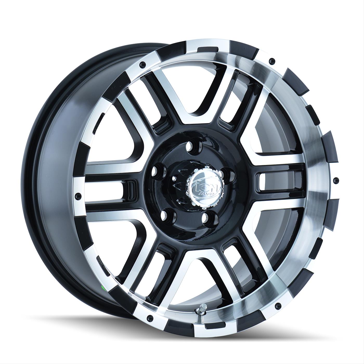 ION Alloy Series 179 Gloss Black Wheels with Machined Accents 179-2985B