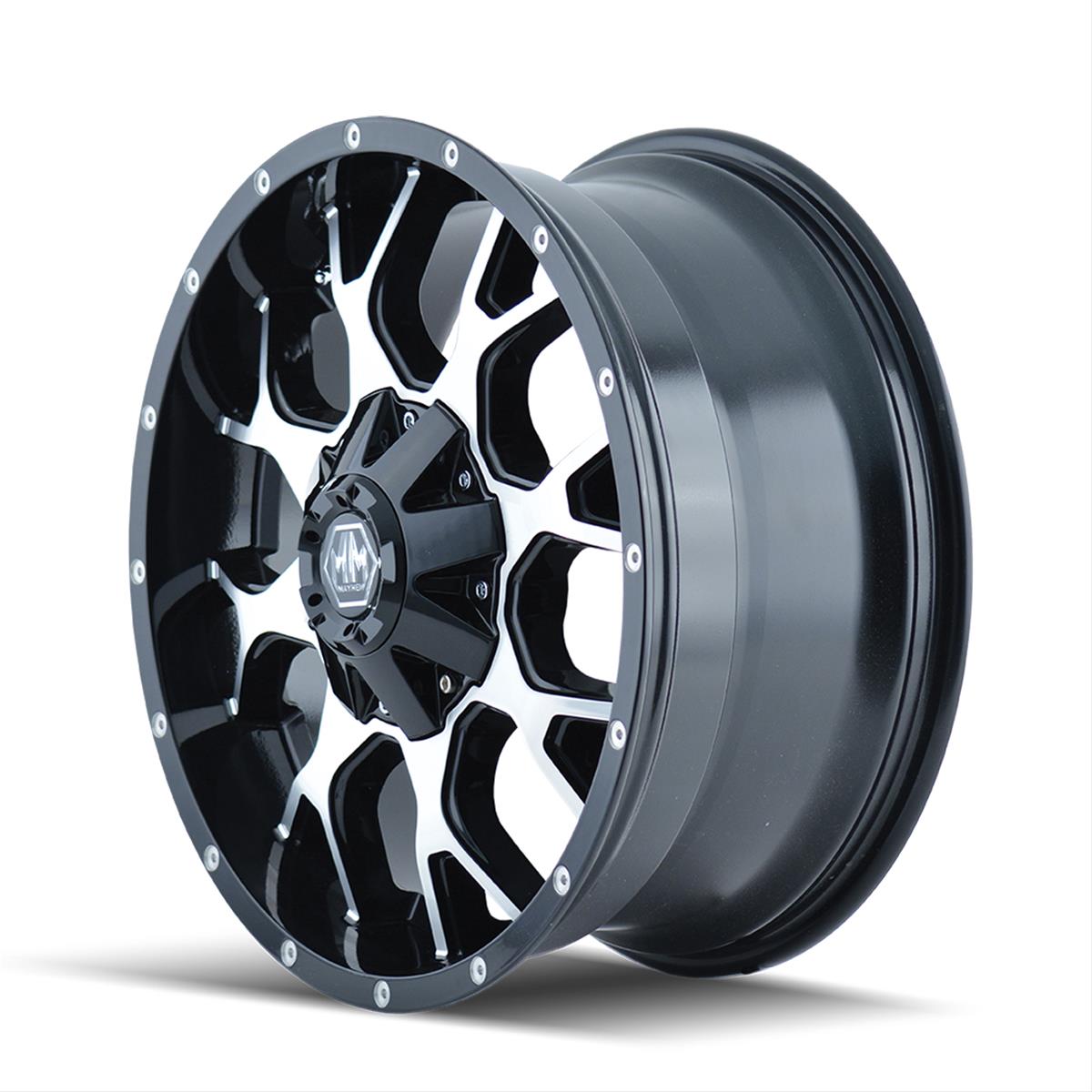 Mayhem Warrior 8015 Series Gloss Black Wheels with Machined Face 8015-2952B