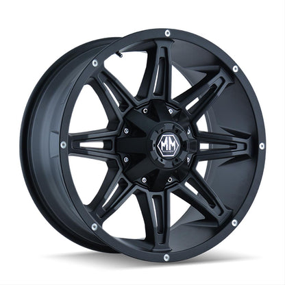 Mayhem Rampage 8090 Series Matte Black Wheels 8090-8937MB