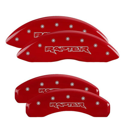 MGP Red Caliper Covers 10219SRPTRD