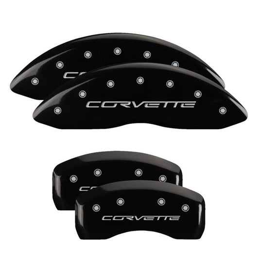 MGP Black Caliper Covers 13008SCV6BK