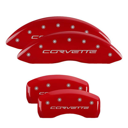 MGP Red Caliper Covers 13008SCV6RD