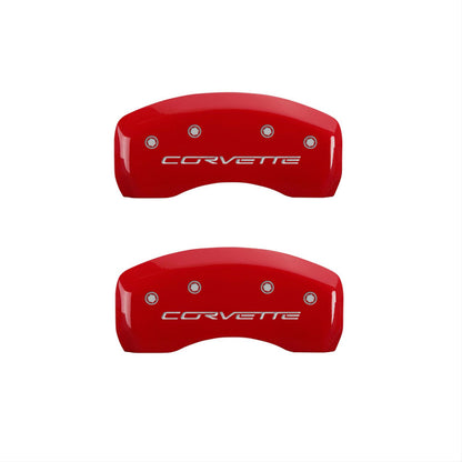 MGP Red Caliper Covers 13008SCV6RD