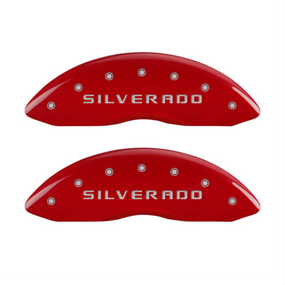 MGP Red Caliper Covers 14005SSILRD