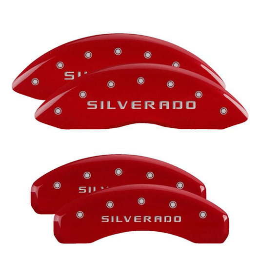 MGP Red Caliper Covers 14005SSILRD