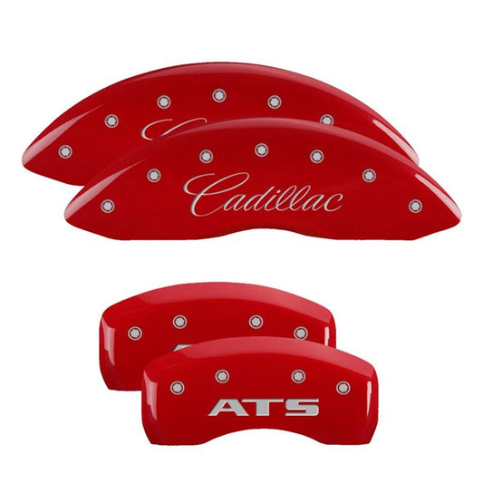 MGP Red Caliper Covers 35007SATSRD