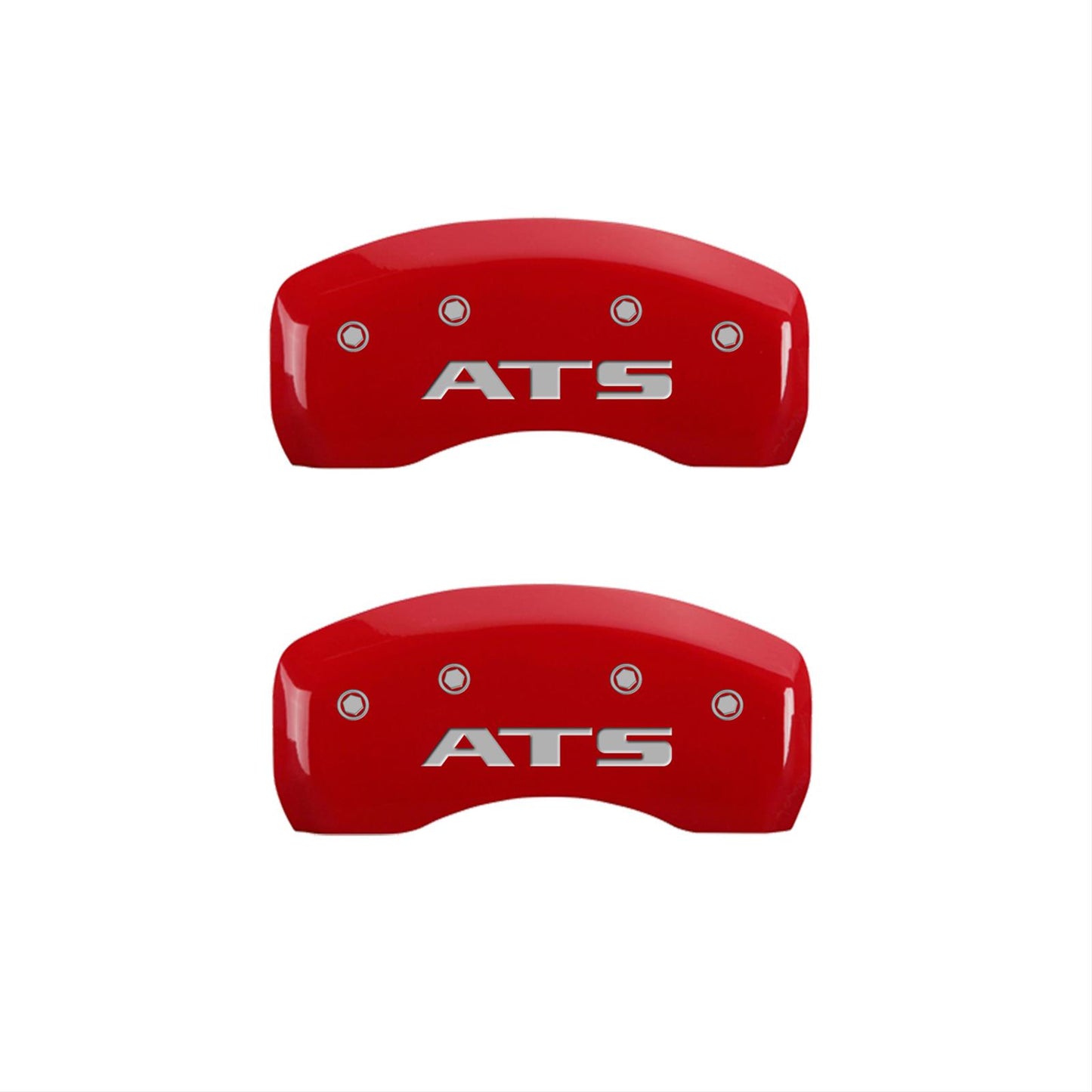 MGP Red Caliper Covers 35007SATSRD