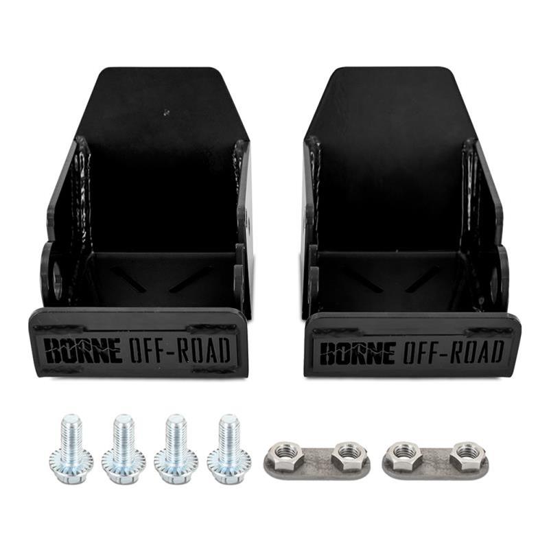 Mishimoto Borne Off-Road Shock Skid Plates BNSD-BR-21RSBK