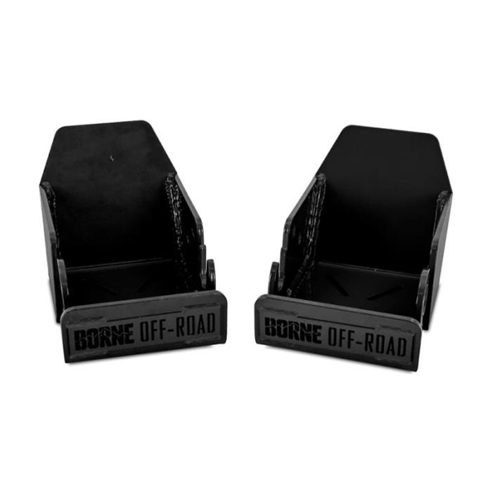 Mishimoto Borne Off-Road Shock Skid Plates BNSD-BR-21RSBK