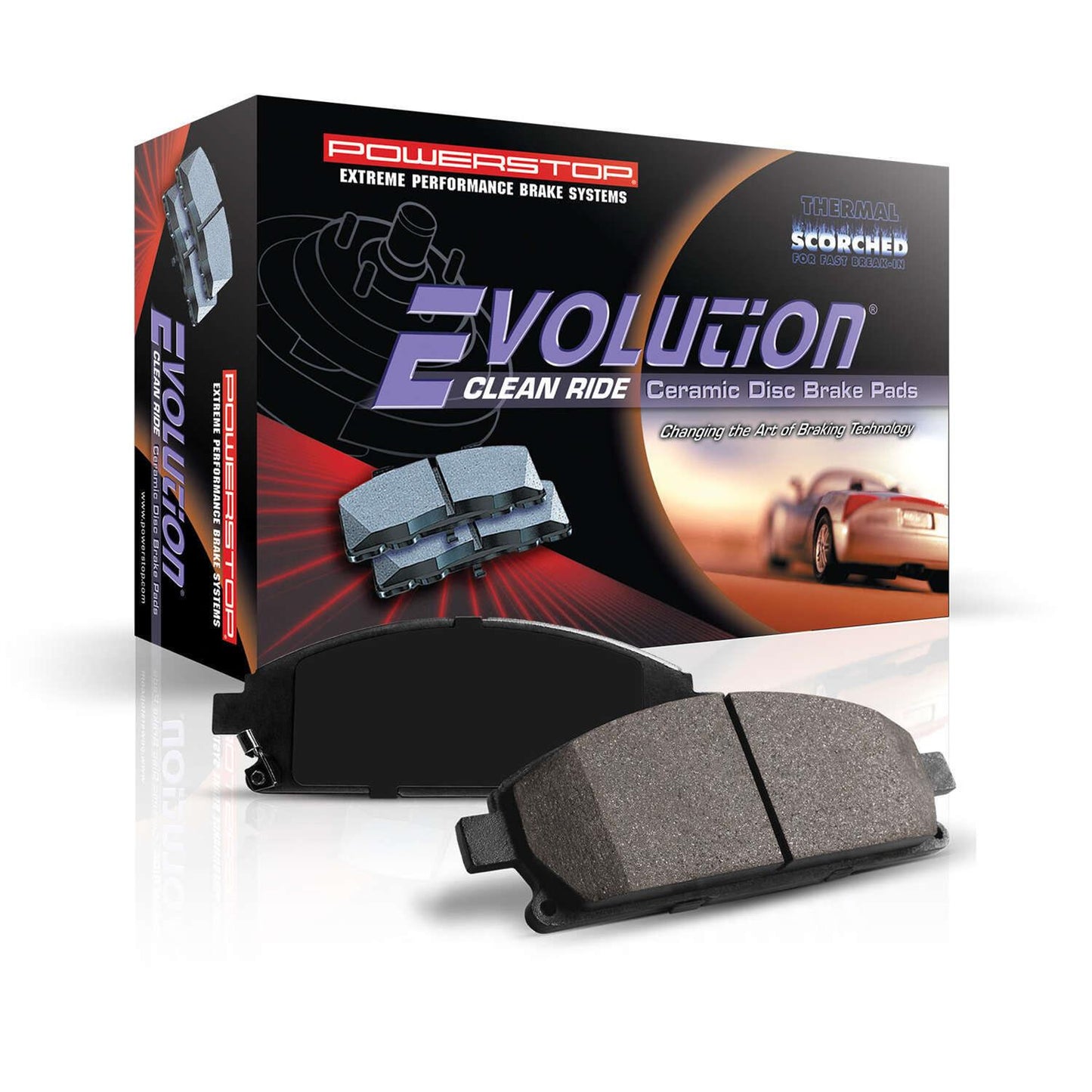 Power Stop Z16 Evolution Clean Ride Ceramic Brake Pads 16-986