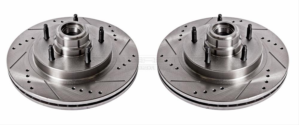 Power Stop Evolution Drilled and Slotted Rotors AR8555XPR