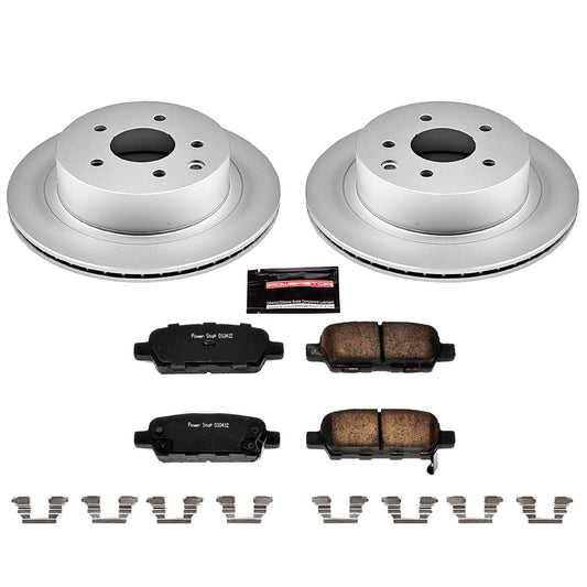 Power Stop Z17 Evolution Plus GEOMET Coated Brake Kits CRK103