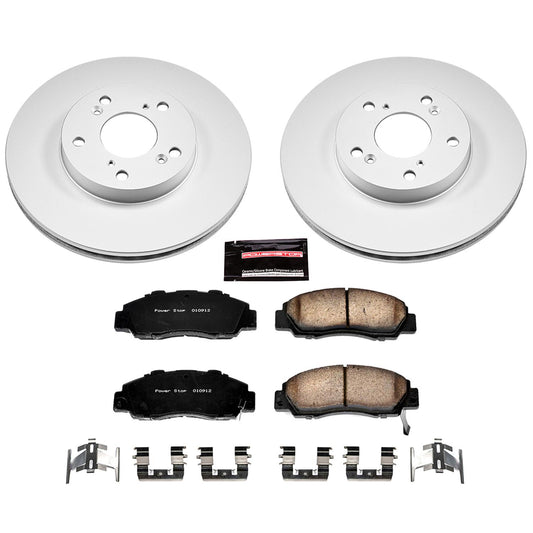 Power Stop Z17 Evolution Plus GEOMET Coated Brake Kits CRK1041