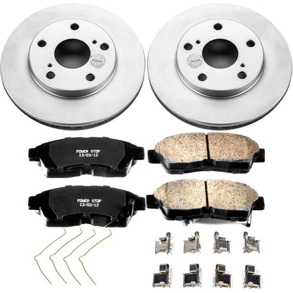 Power Stop Z17 Evolution Plus GEOMET Coated Brake Kits CRK1052