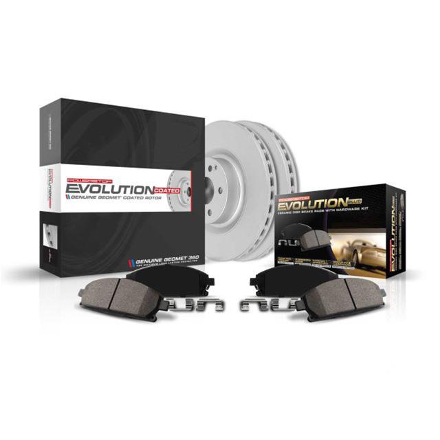 Power Stop Z17 Evolution Plus GEOMET Coated Brake Kits CRK1052