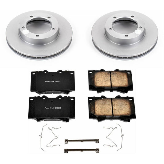 Power Stop Z17 Evolution Plus GEOMET Coated Brake Kits CRK1132